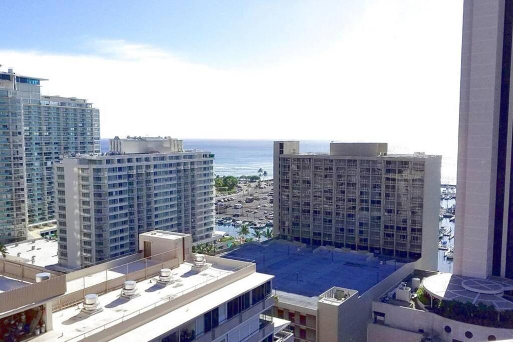 Waikiki Marina Studio, Ocean View, Free Parking & Wifi Honolulu Exterior photo