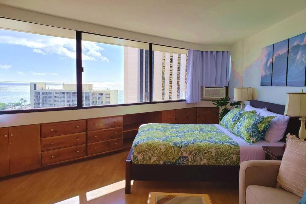 Waikiki Marina Studio, Ocean View, Free Parking & Wifi Honolulu Exterior photo